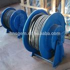 Outdoor Spring Loaded Cable Reel System Metal Structure High Strength